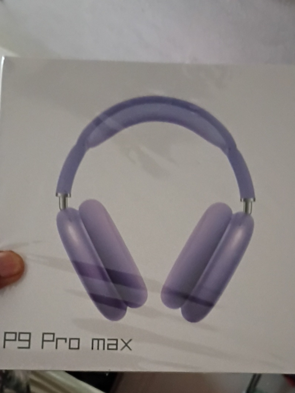P9 Pro Max Purple Wireless Over-Ear Headphones